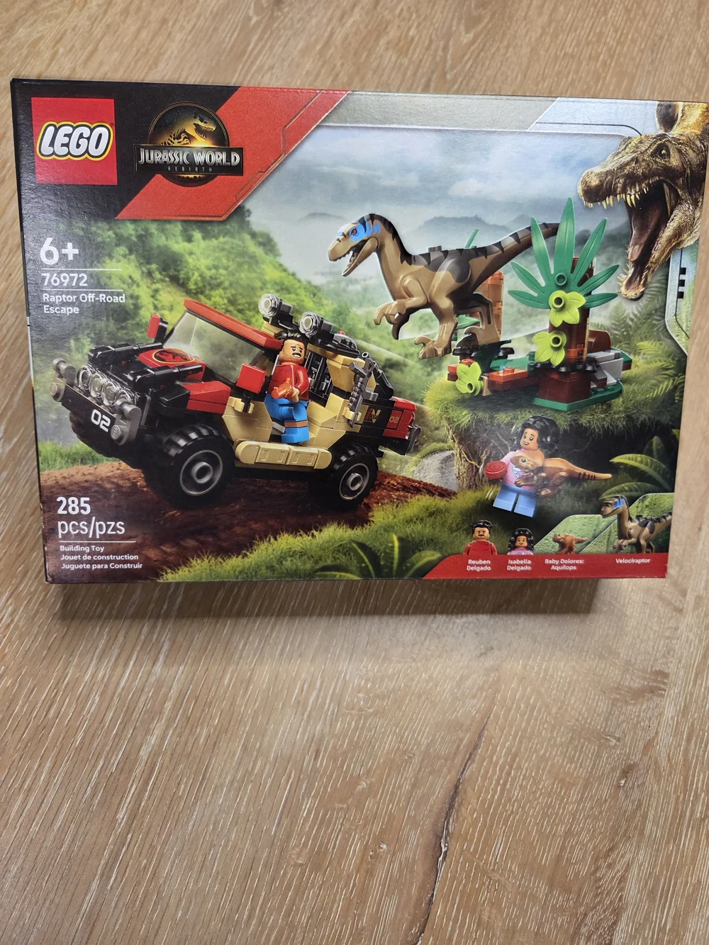 LEGO Jurassic World Raptor Off-Road Escape (76972) Brand New 6+